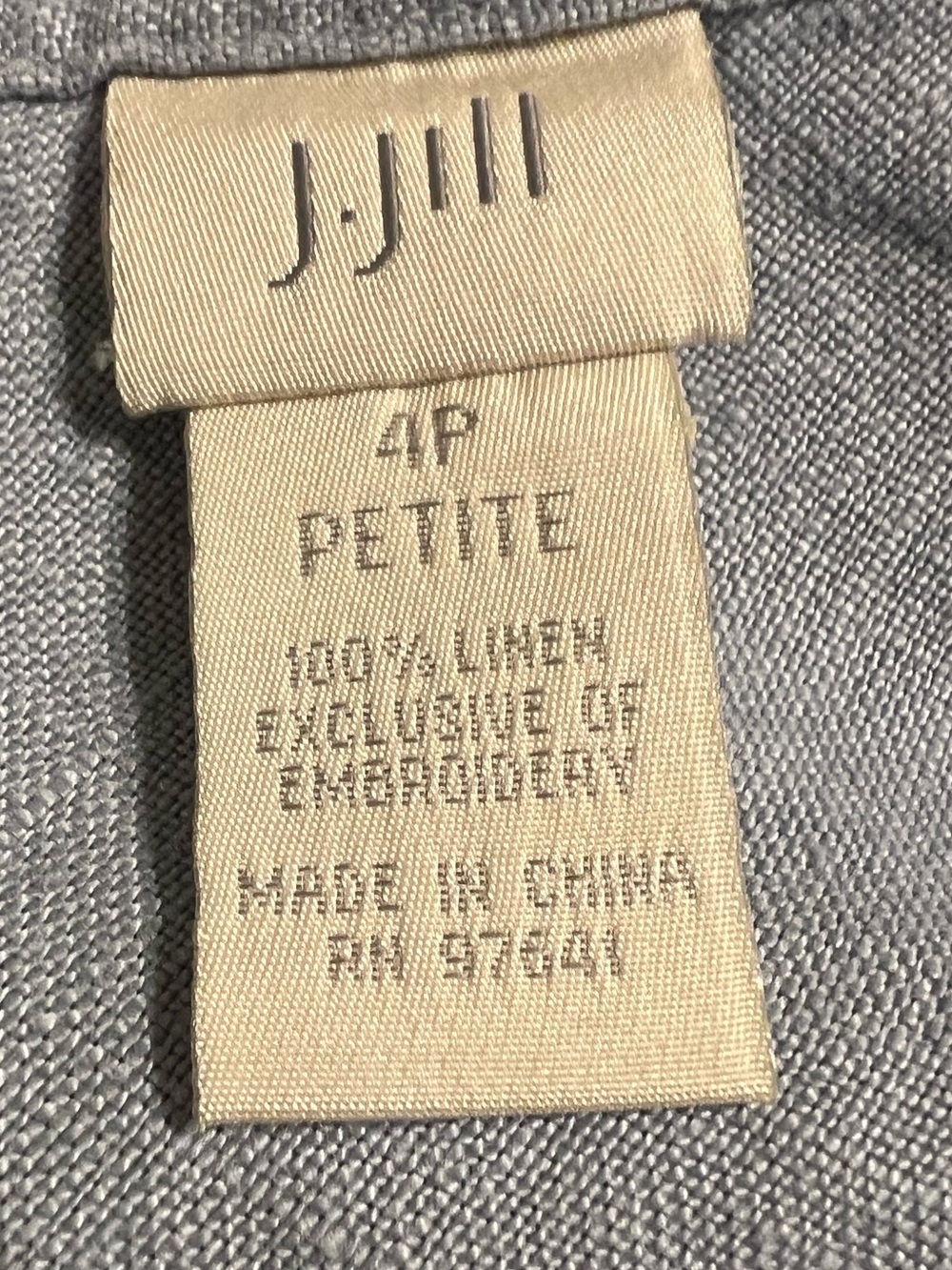 J. Jill Sky Blue Linen-Blend Embroidered Maxi Skirt - Picture 2 of 16